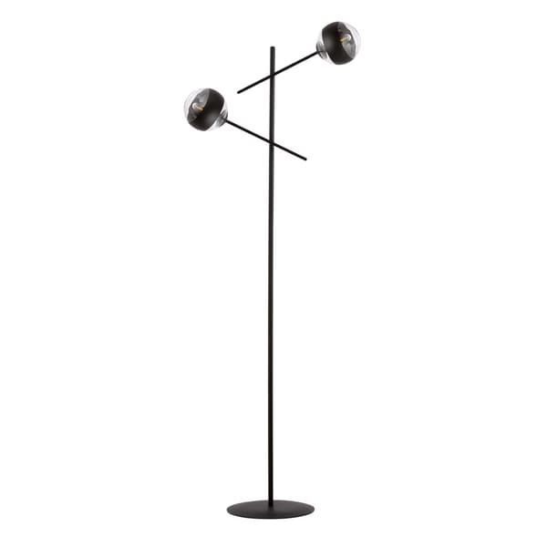 Emibig gulvlampe 2xE14 40W LINEAR LP2 BLACK/STRIPE 1168/LP2