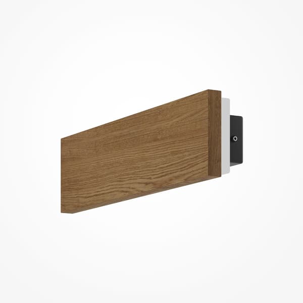 Væglampe skandinavisk sort-beige rektangulær træ LED 8W BASIC TEXTURE Maytoni