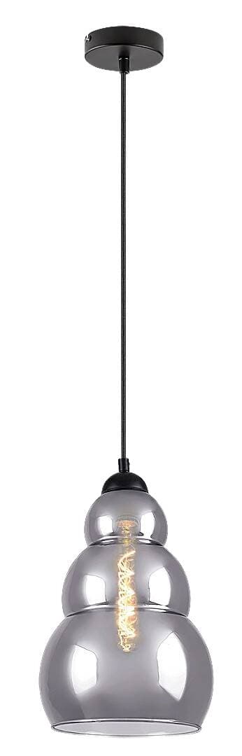 Pendellampe E27 1x40W sort 72211 Salvatore Rabalux
