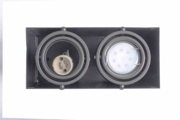 Milagro BLOCCO ML843 LED loftspot, grå, metal
