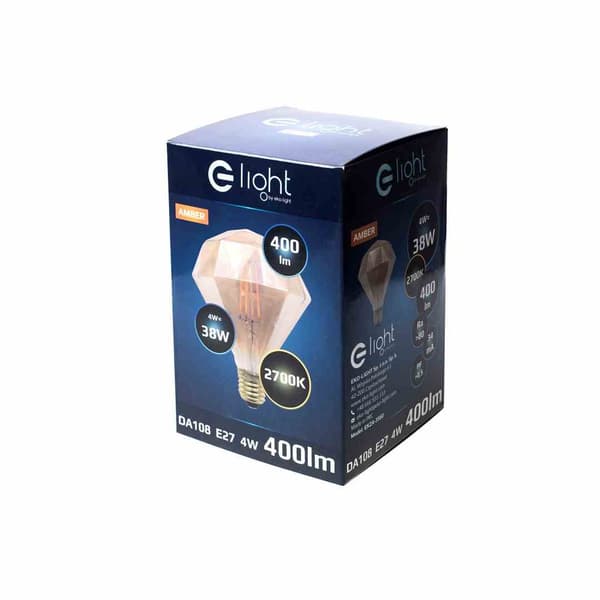LED-lamppu 4W E27 lämmin 2700K Eko-light EKZA3560