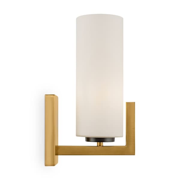 Væglampe messing, glasrør Fortano Maytoni MOD089WL-01BS