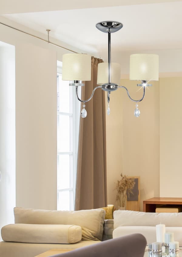 Taklampa Candellux ESTERA 33-11664 krom