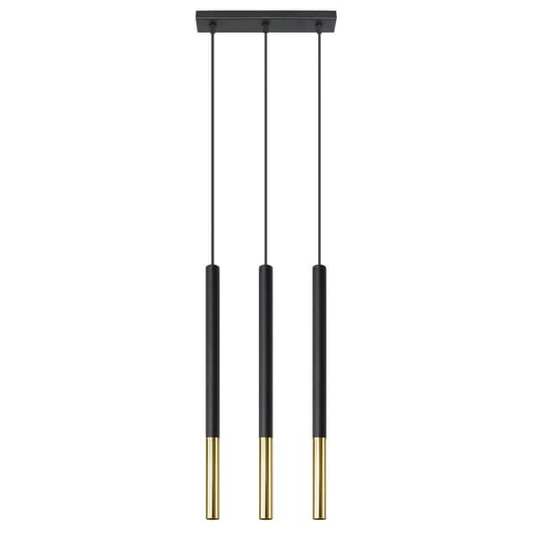VITREO 3L pendel sort/guld Pure Lume PU.0892
