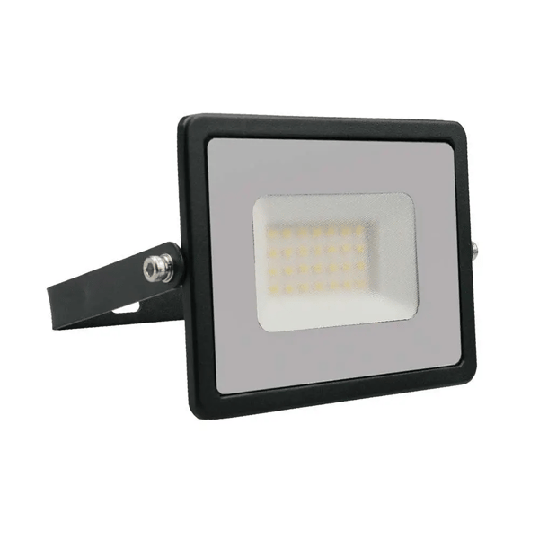 V-TAC 30W E-Series LED halogenprojektør Sort VT-4031 kold 2510lm