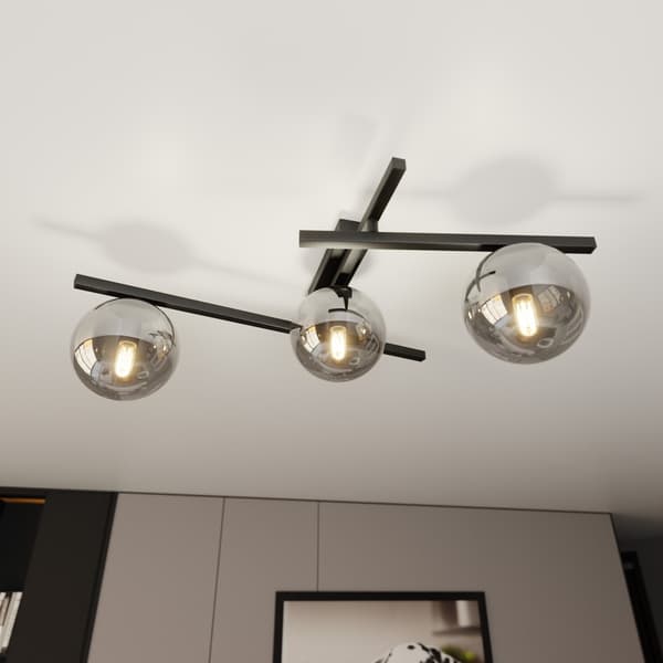 Emibig loftlampe 3xE14 40W SMART 3 SORT/GRAFIT 1104/3