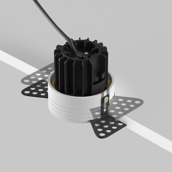 Moderne messing indbygningsspot LED 7W RUND Maytoni Technical