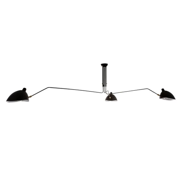 Italux Davis industriel sort loftlampe MDE610-3