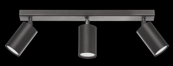 Loftlampe Lampex Rolos 3 sort 558/3 CZA
