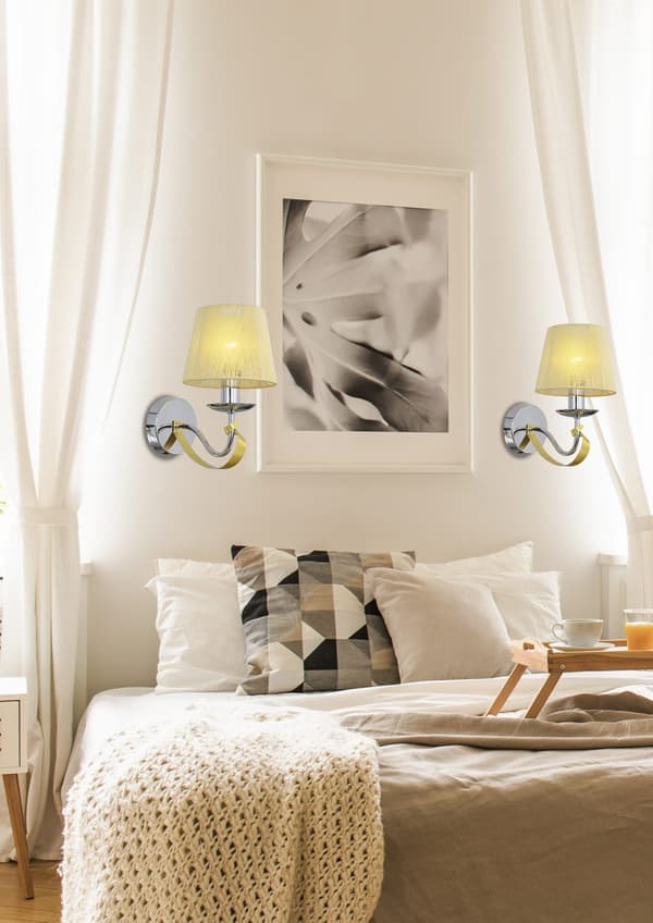Væglampe Candellux DIVA 21-55040 forkromet