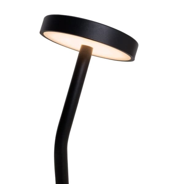 Bordlampe moderne sort buet LED 6W IBIZA Maxlight