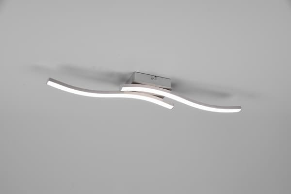 Moderne loftlampe indbygget LED ROUTE sølv RL R62472407