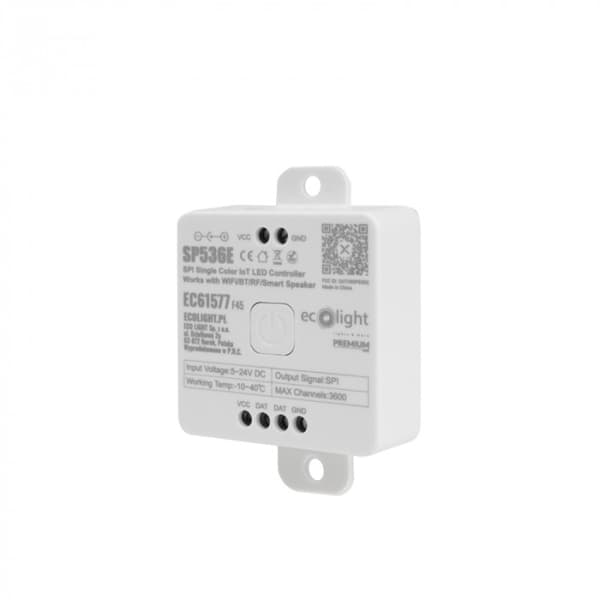 LED-nauhaohjain IC Mono WiFi/RF/Bluetooth 12A SD-1 Premium Ecolight