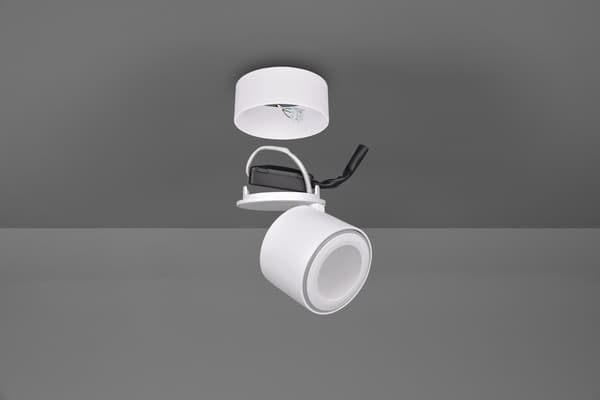 Väggspotlight TAURUS vit Trio 652910131