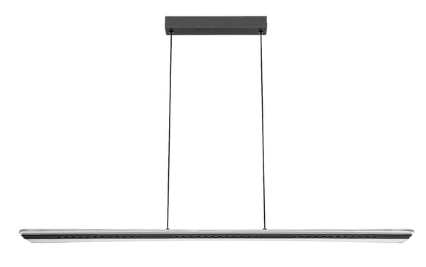 Moderne sort lang LED-pendellampe 40W Norael Rabalux