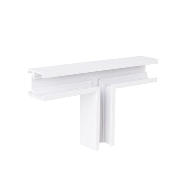 T-forbinder flad hvid til skinner MT0028, MT0029 Maxlight