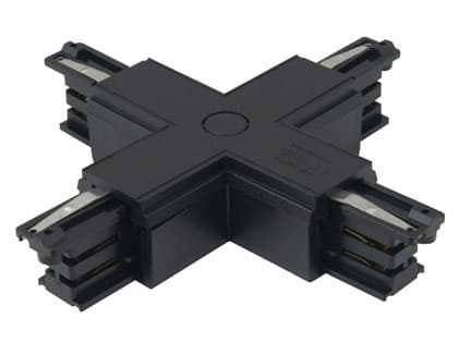 X svart 3-fas koppling Maxlight