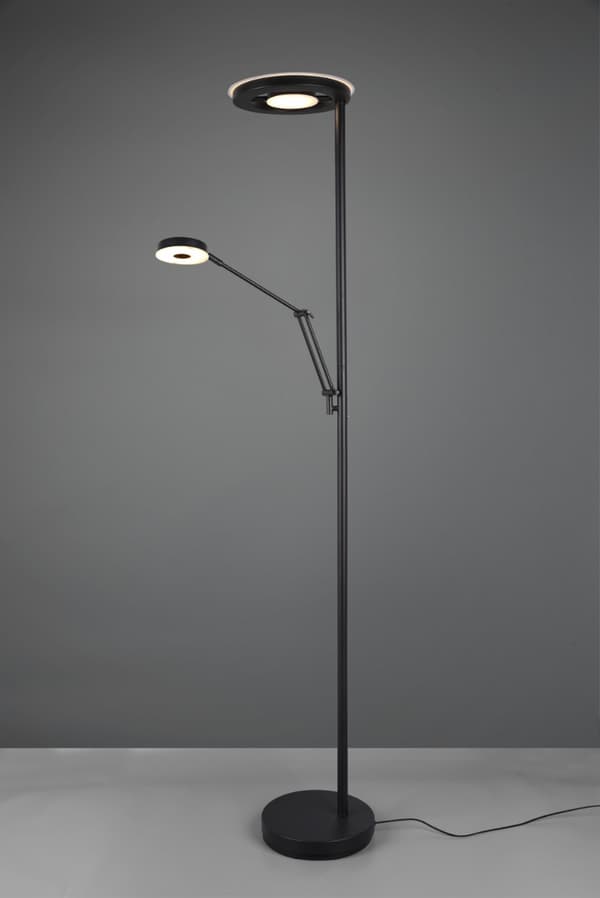 LED gulvlampe BARRIE sort Trio 424210332