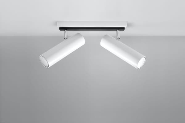 Taklampa DIREZIONE 2 Vit Sollux Lighting SL.0496