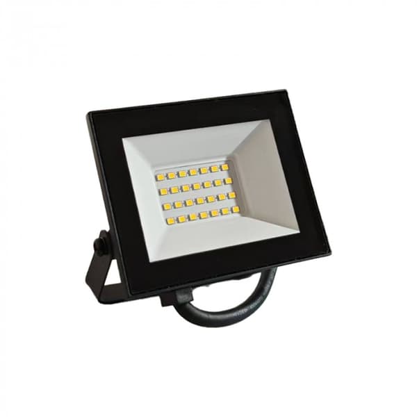 LED-projektør 20W 4000K sort 1800lm IP65 Ecolight