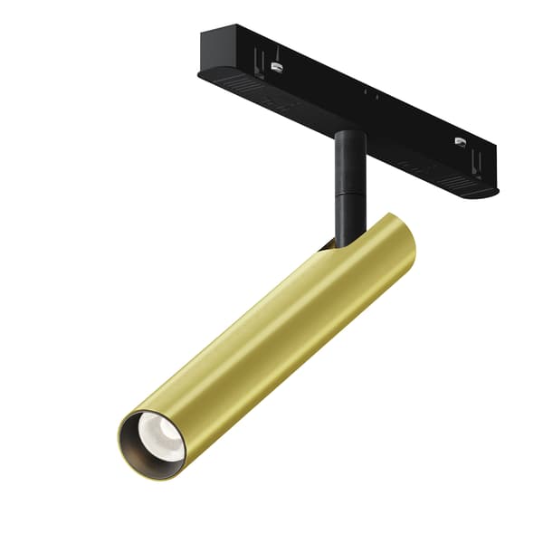 Magnetisk skinnespot guld-sort LED-rør 6W 3000K FOCUS T Maytoni Technical