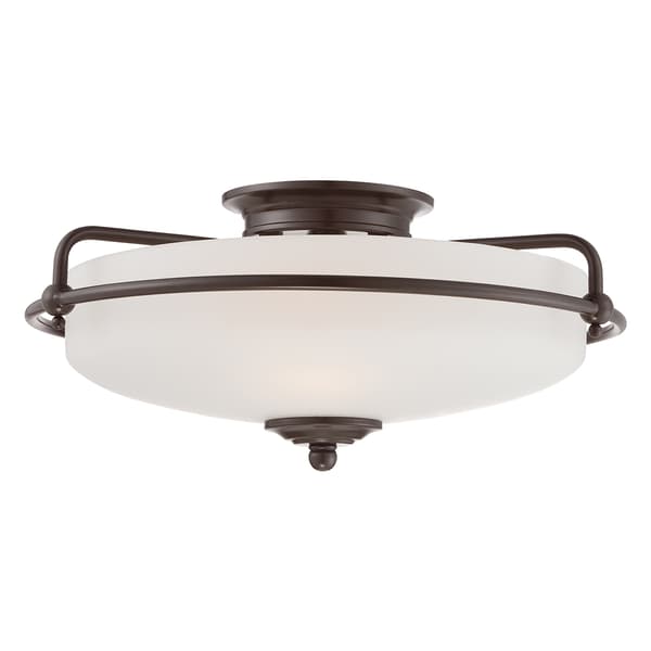 Loftlampe plafond bronze Griffin Quoizel