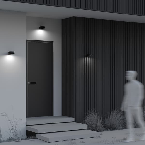 Ulkoseinävalaisin grafiitinharmaa sisäänrakennettu LED 12W Share Maytoni
