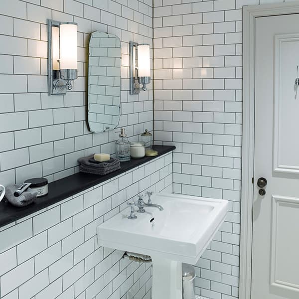 Badeværelsesvæglampe krom Worcester 1xG9 3W Elstead