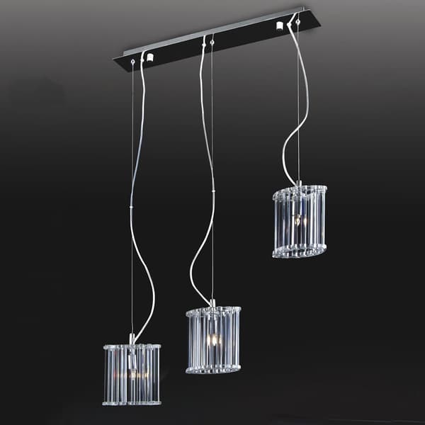 Italux Crystal klassisk kromkrona MD61109-3A