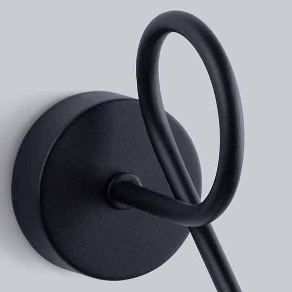Sollux ARTEMIS industriel sort væglampe SL.1108
