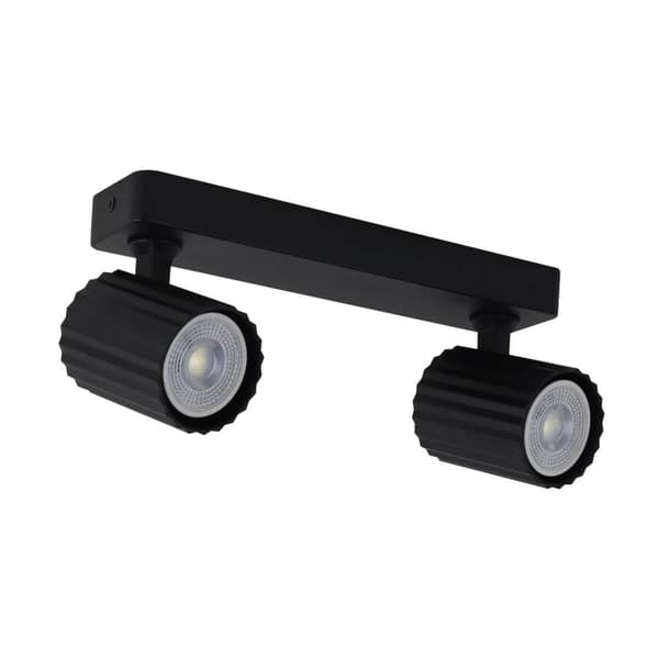 Spot Tokio 2xGU10 sort LP-787/2WS BK Light Prestige