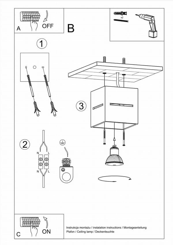 Spot LOBO Hvid Sollux Lighting SL.0209