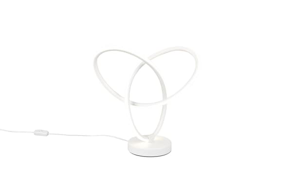 Bordslampa modern vit flätad LED 8W LANDO RL