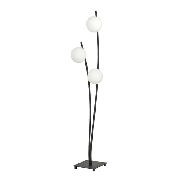 Emibig 3xE14 40W HUNTER LP3 BLACK/OPAL 1102/LP3 gulvlampe