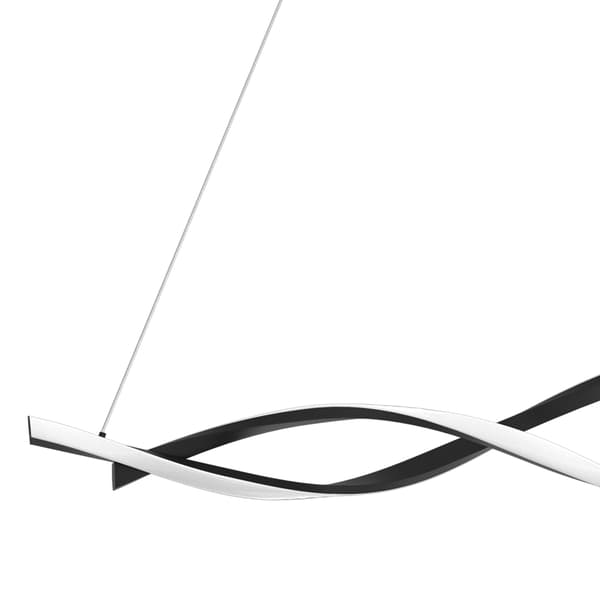 Moderne sort Grant LED 38W Milagro pendellampe