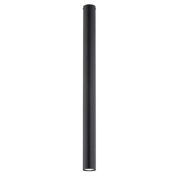 Sort loftspot 80 cm rund 1xGU10 8W TECNO Emibig