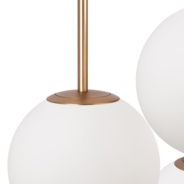 Pendellampe hvide runde skærme Basic form Maytoni MOD321PL-03G1