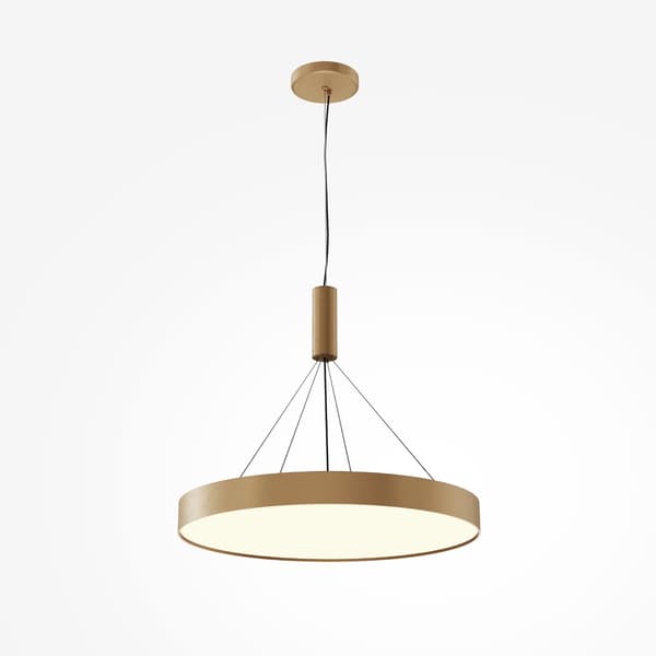 Moderne loftsplafond guld mat rund LED 90W ZON Maytoni Technical