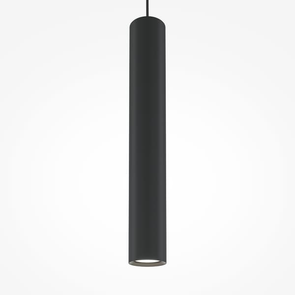 Maytoni PRO FOCUS moderne sort kort rør pendel 1xGU10 6W