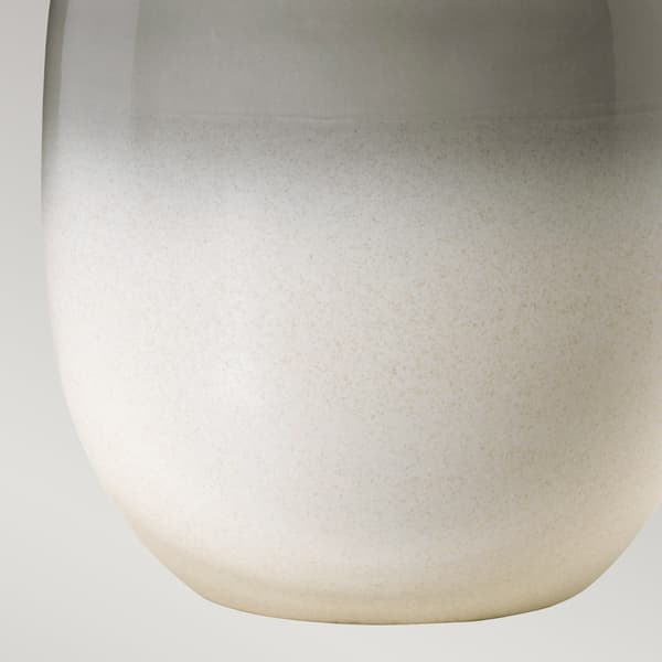 Bordlampe keramik grå hvid Chalk Farm E27 60W Elstead