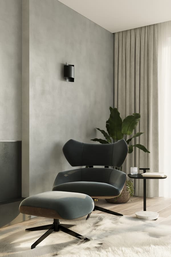 Seinävalaisin IMPACT musta Sollux Lighting SL.0858