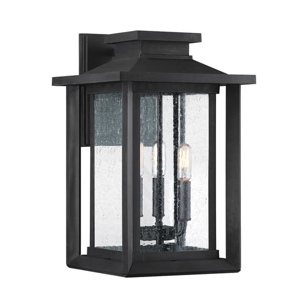 Ulkoseinävalaisin musta E14 40W Wakefield Quoizel