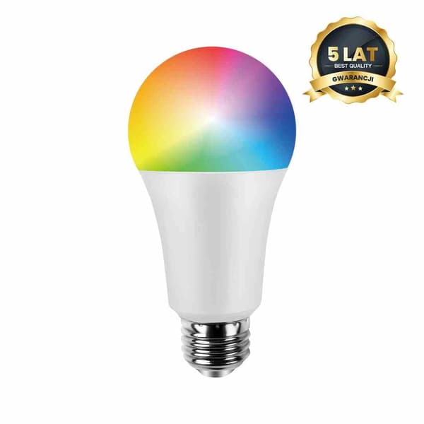 RGBW LED-lamppu 8W E27, vaihtuva valon väri Eko-light EKSM6659