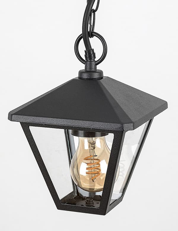 Klassisk pendellampe 1xE27 Paravento sort 7149 Rabalux