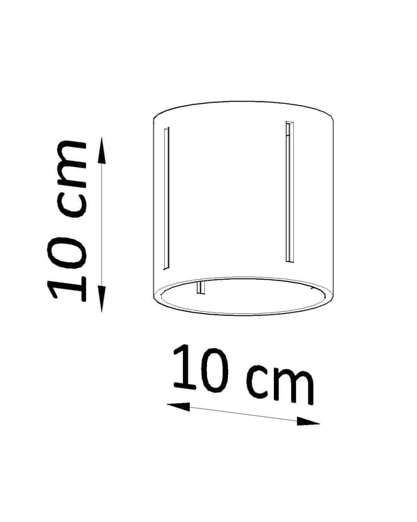 Spot INEZ Grå Sollux Lighting SL.0357