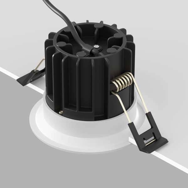 Infälld spotlight rund vit LED 12W Round Maytoni