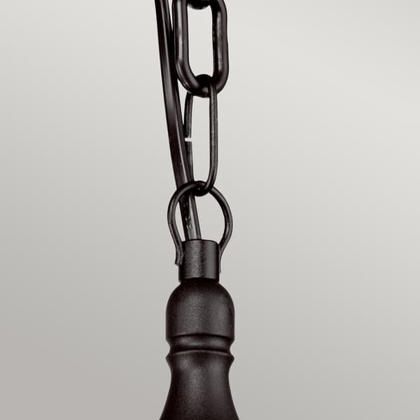 Utomhus taklampa svart E27 60W Kinsale Elstead