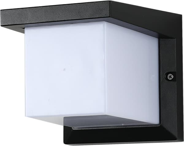 Udendørs væglampe TAURUS E27 sort aluminium IP54 ID-8010 Idealed