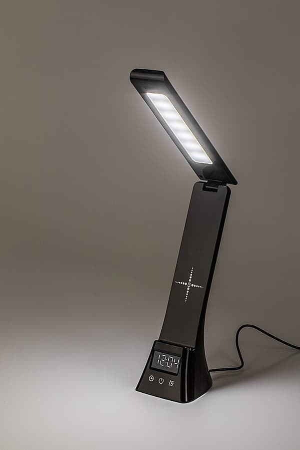 Bordlampe moderne sort bærbar justerbar LED 6W Serilo Rabalux