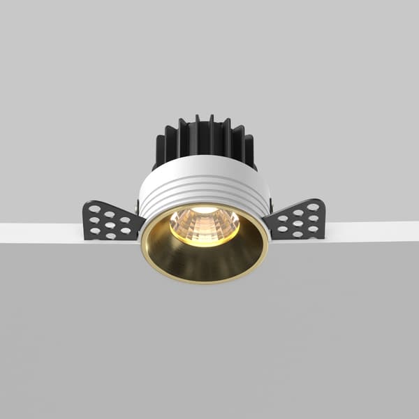 Moderne messing indbygningsspot LED 7W RUND Maytoni Technical